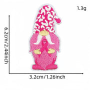 Pink Ribbon Patch Set ( 8 Patches)