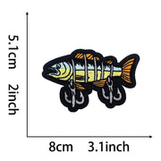 Ocean Theme Embroidered Iron-on Patches