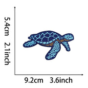 Ocean Theme Embroidered Iron-on Patches