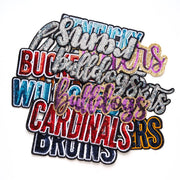 Sequin Embroidery Patches Iron on Glitter Applique Patches